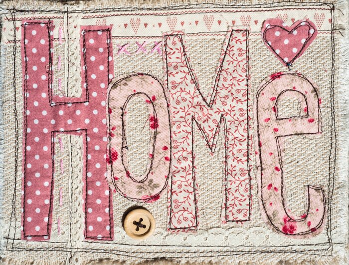Sticker Shabby Chic Inschrift