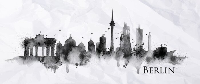 Sticker Silhouette ink Berlin