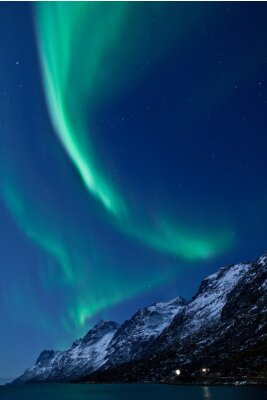 Skandinavische Polarlichter in Norwegen