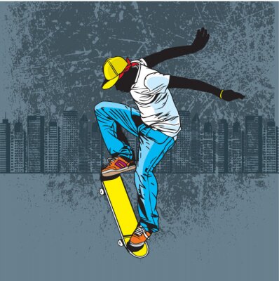 Sticker skateboarding