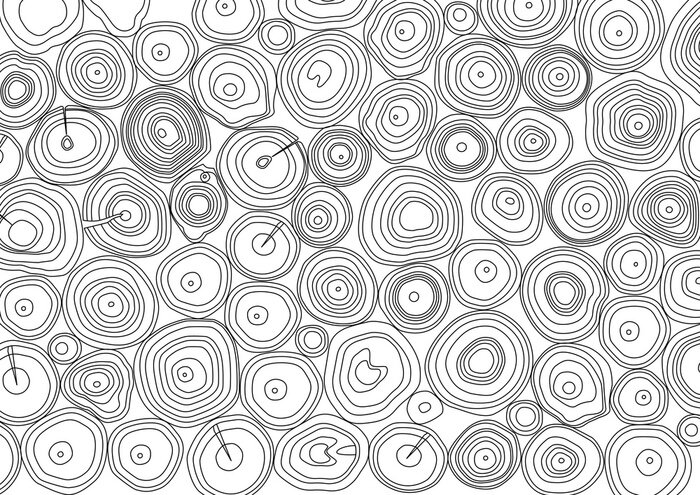 Sticker Skizze einer rustikalen Holztextur