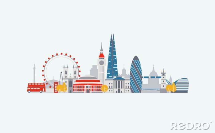 Sticker Skyline von London