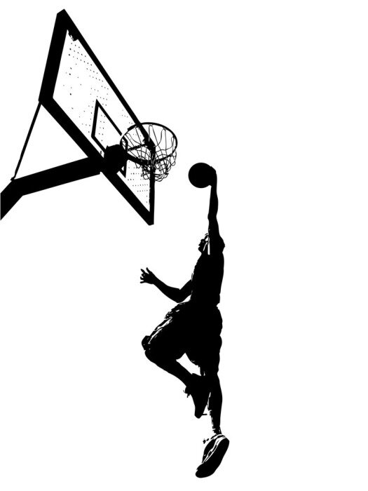 Sticker Slam Dunk Silhouette