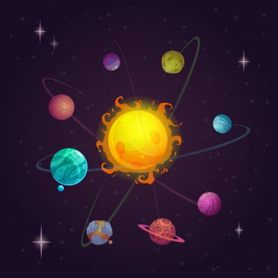 Sonnensystem wie aus Märchen