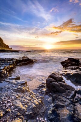 Sonnenuntergang Meer Landschaft