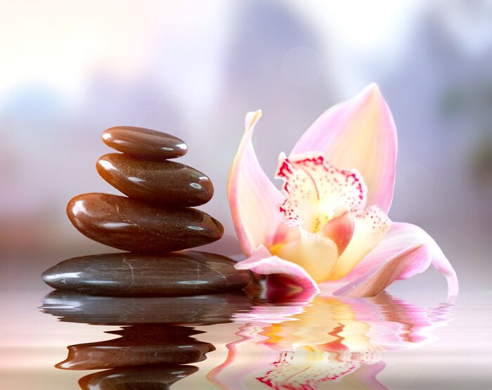 Sticker Spa Zen Stones. Harmonie-Konzept