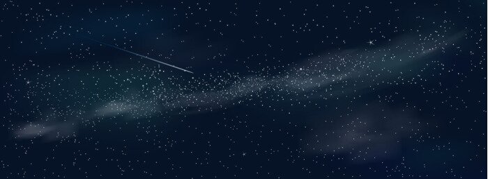 Sticker Space.The night starry sky. Space background. Shining stars and nebula