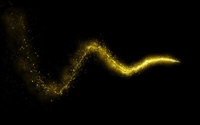 Sticker Spirale aus winzigen Sternen angeordnet Grafik