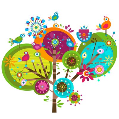 Sticker Spleen Blumen