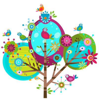 Sticker Spleen Blumen