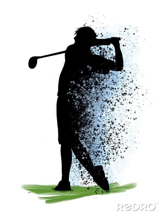 Sticker Sport golf