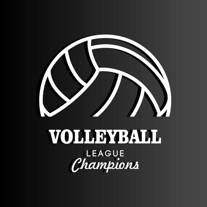 Sticker Sportdesign über schwarzer Hintergrundvektorillustration