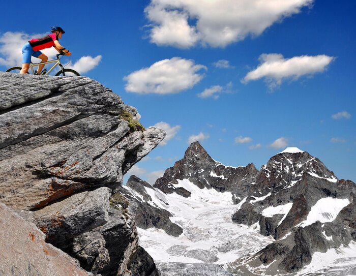 Sticker Sportliche Quad-Fahrt 3D