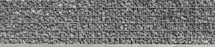 Sticker Steinmauer hinter Gitter