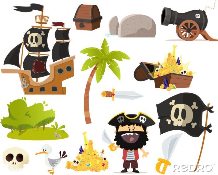 Sticker Stock de Piraten