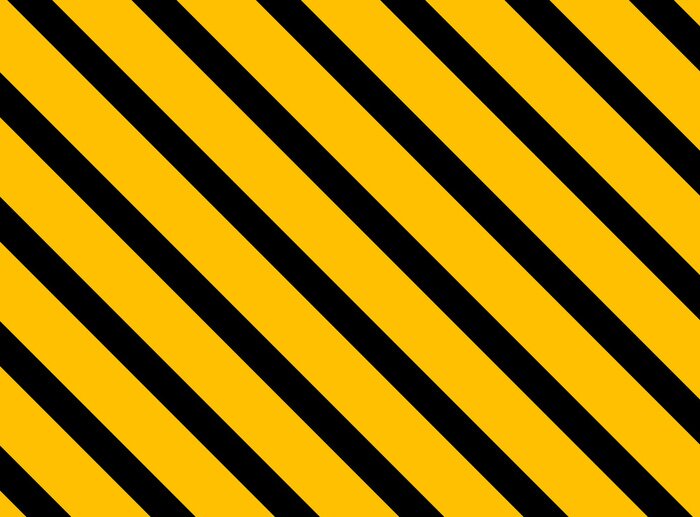 Sticker Streifen orange schwarz