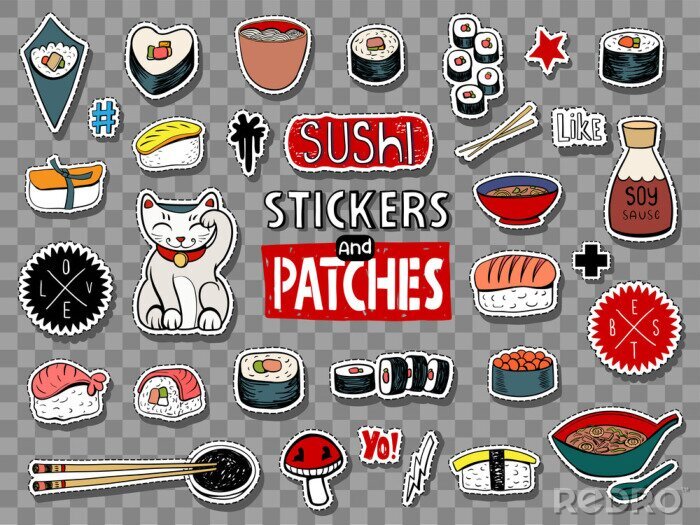 Sticker Sushi stickers collection