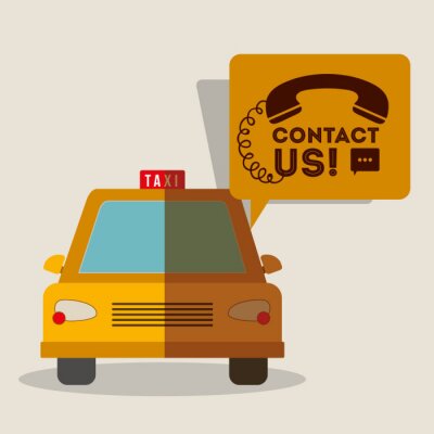 Sticker Taxi-Service-Design