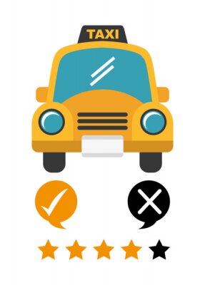 Sticker Taxi-Service-Design