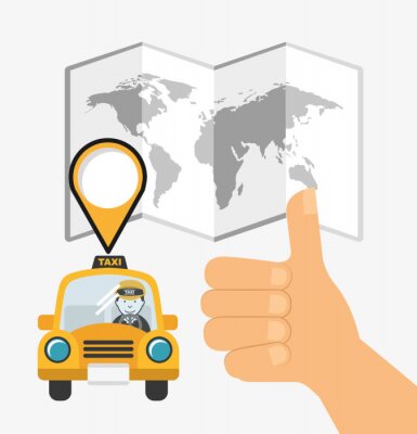 Sticker Taxi-Service-Design