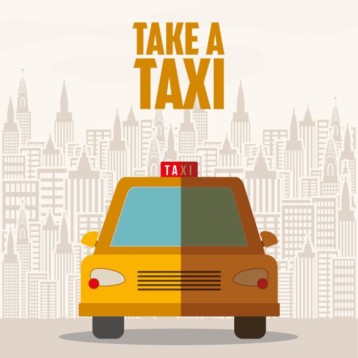 Sticker Taxi-Service-Design
