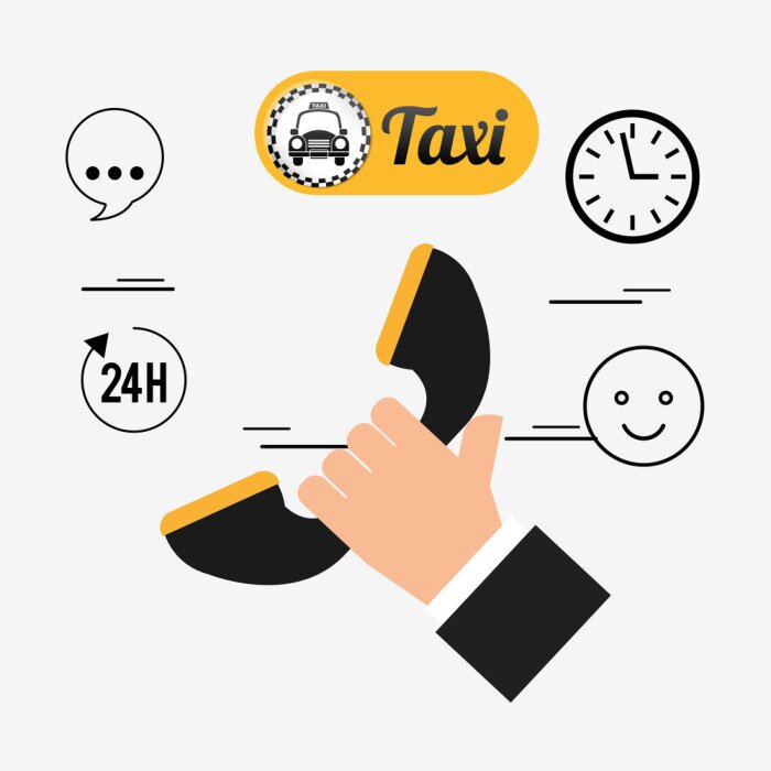 Sticker Taxi-Service-Design