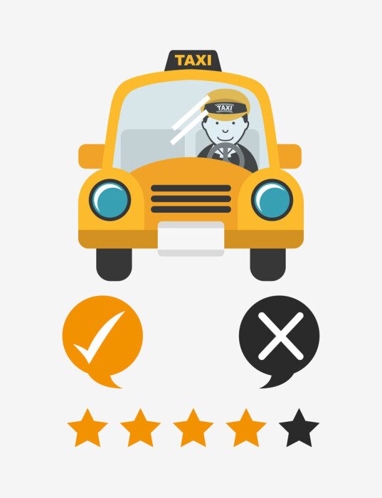 Sticker Taxi-Service-Design