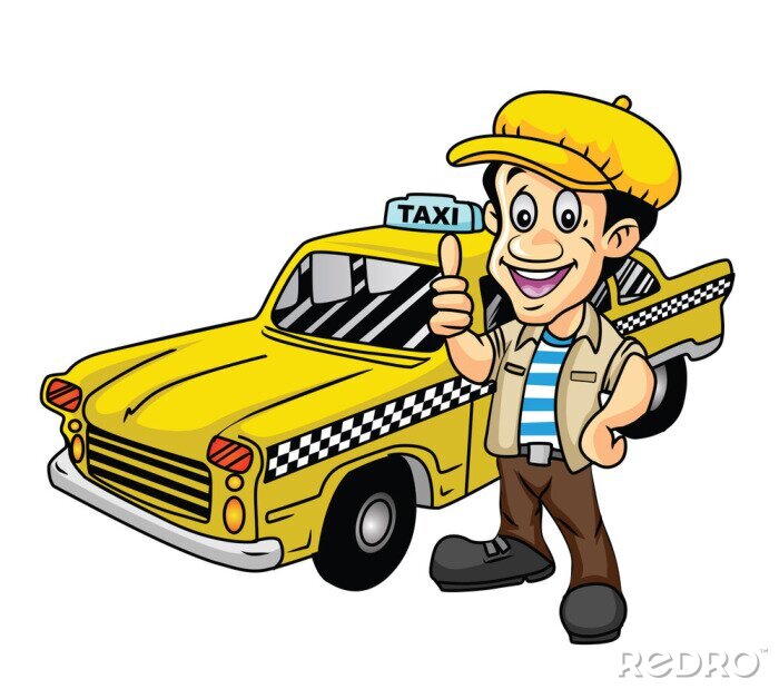Sticker Taxifahrer