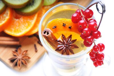 Sticker Tee mit Beeren