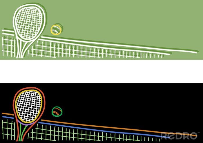Sticker Tennis banner