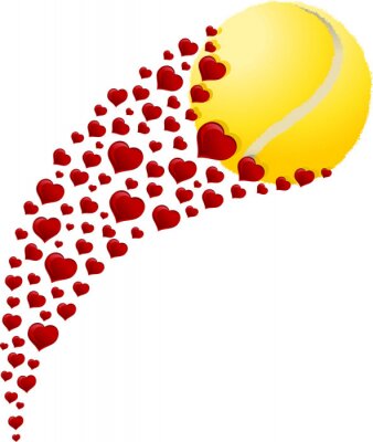 Sticker Tennis Champagner Feier