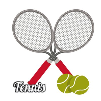 Sticker Tennis-Design