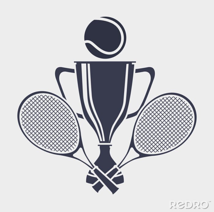 Sticker Tennis-Sport-Spiel