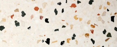 Sticker Terrazzo-Muster in Beige