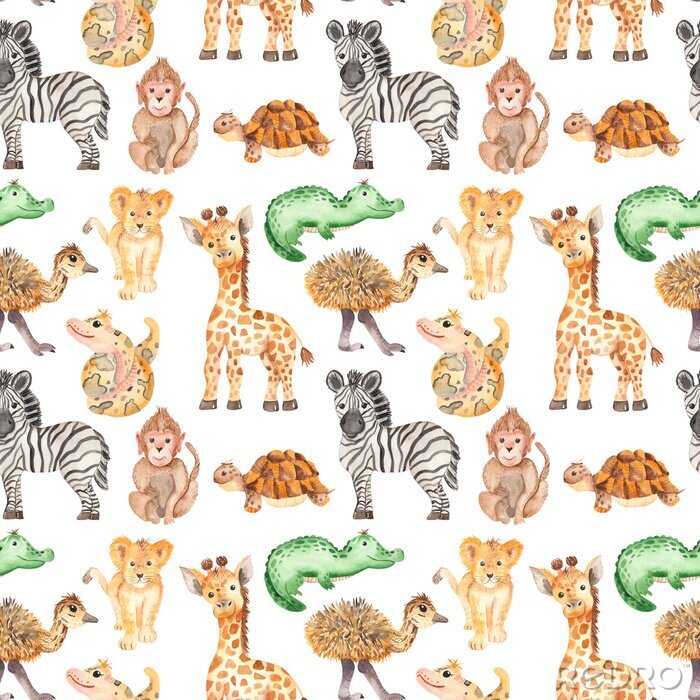 Sticker Tiere Afrika kleine