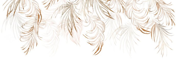 Sticker Tropisches Beige