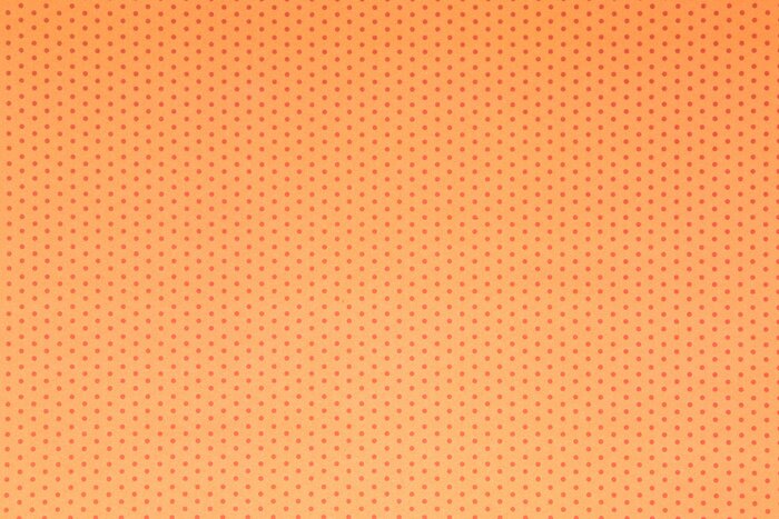 Sticker Tupfen auf orange Hintergrund