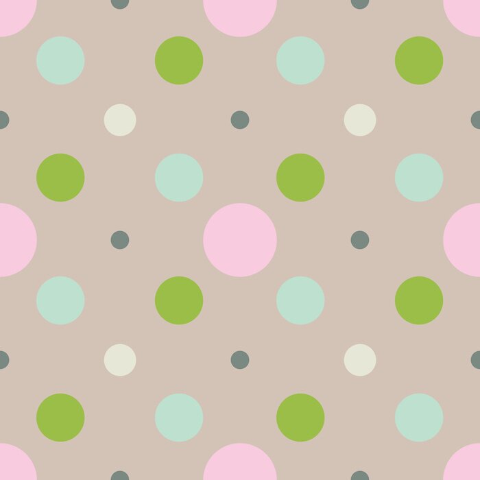 Sticker Tupfenhintergrund