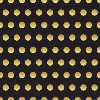 Sticker Universal Vektor schwarz und gold nahtlose Muster, Fliesen.