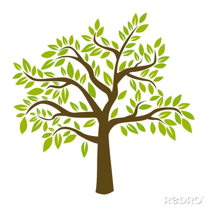 Sticker Vector Baum