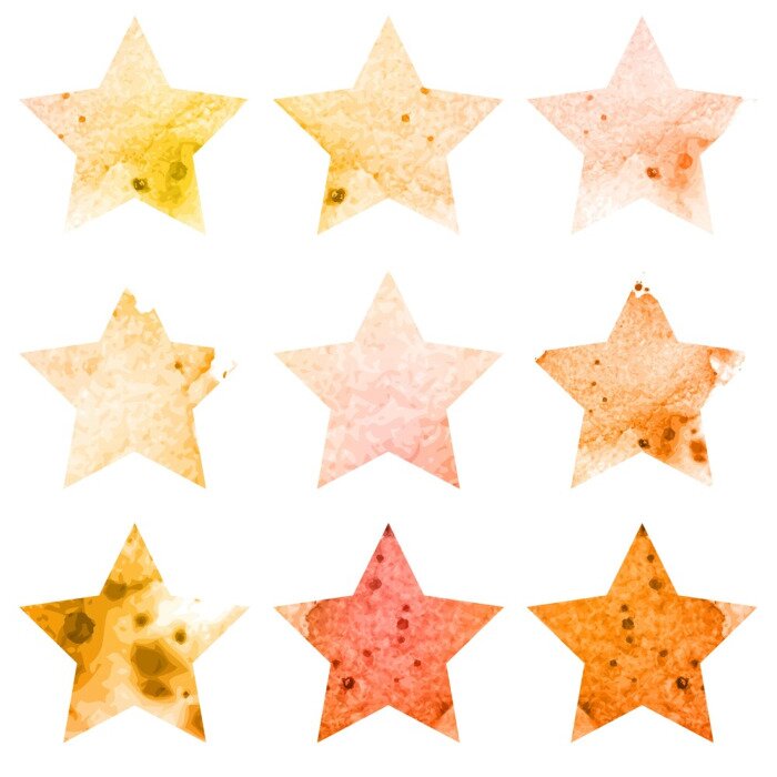 Sticker Vektor-Illustration