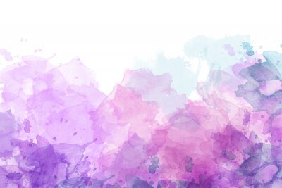 Violette abstrakte Aquarelle