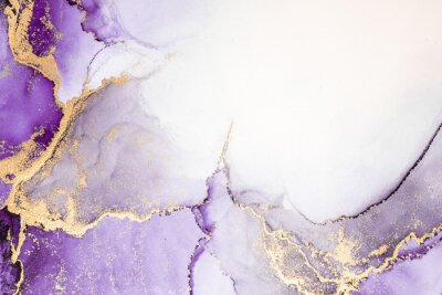Violette Aquarellmischung