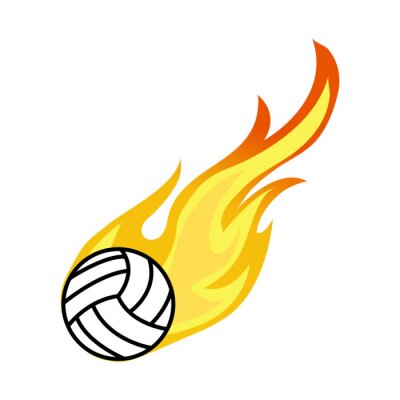Sticker Volleyball in Brand
