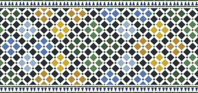 Sticker wall tiles alhambra design