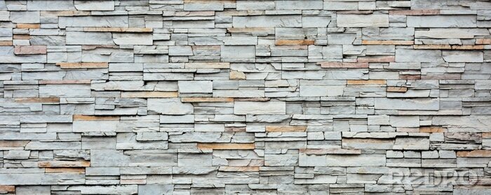 Sticker Wand aus Deko-Stein