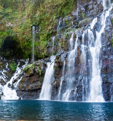 Wasserfälle stufenförmig