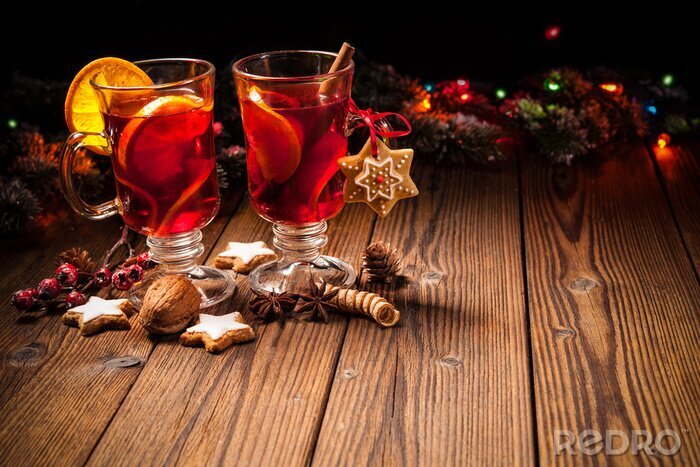 Sticker Weihnachts-Glühwein