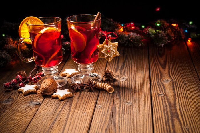 Sticker Weihnachts-Glühwein