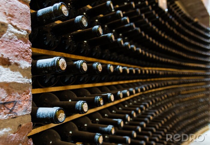 Sticker Weinkeller und Weinregal